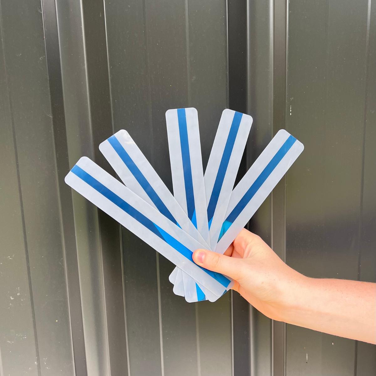 mini rainbow reading ruler single colour - 5 pack – mydyslexiashop