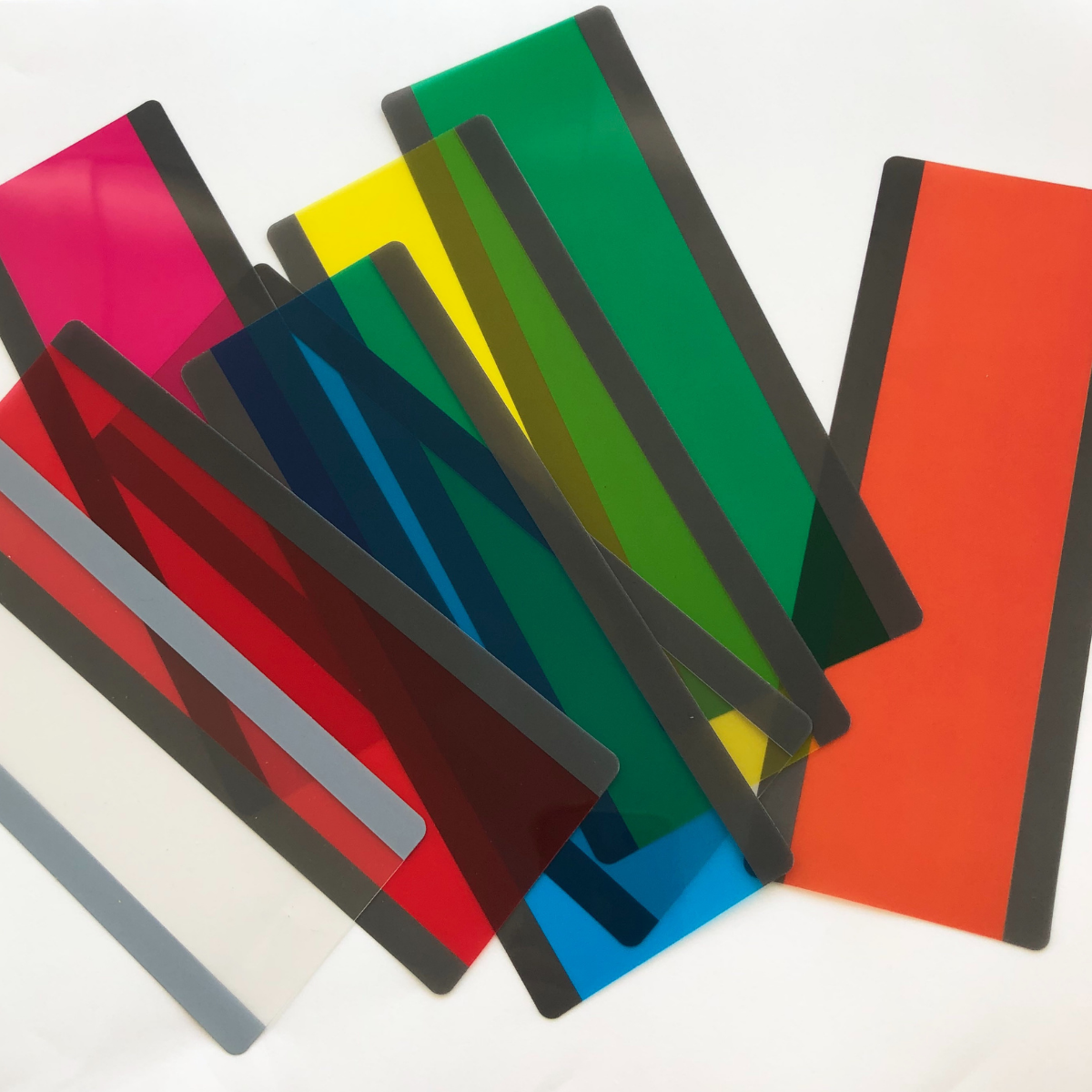 mega rainbow reading ruler 8 pack – mydyslexiashop